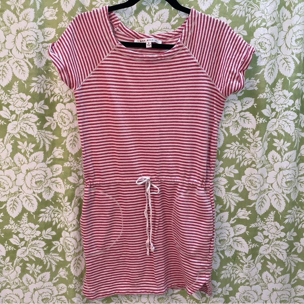 🇺🇸 Sale! 🇺🇸 Max Studio Striped Drawstring Dress